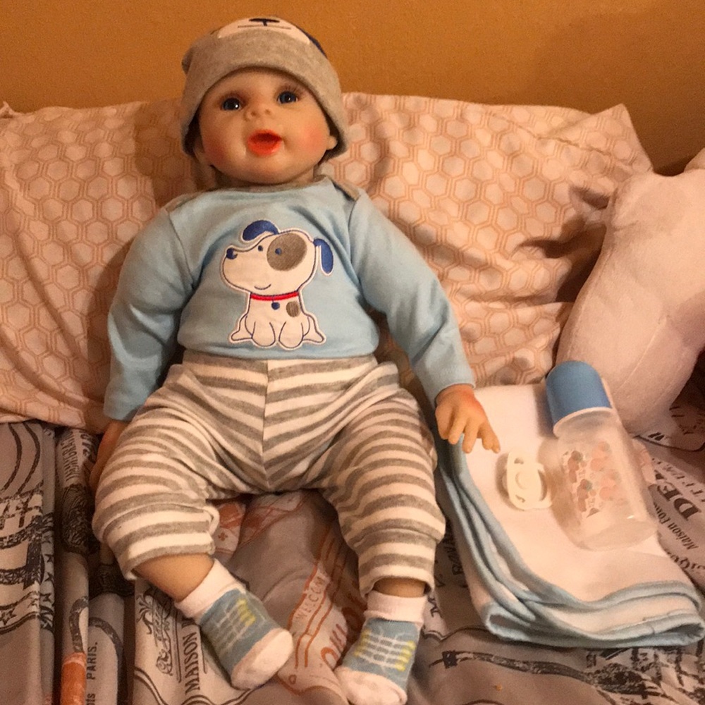 A reborn baby doll just got it yesterday